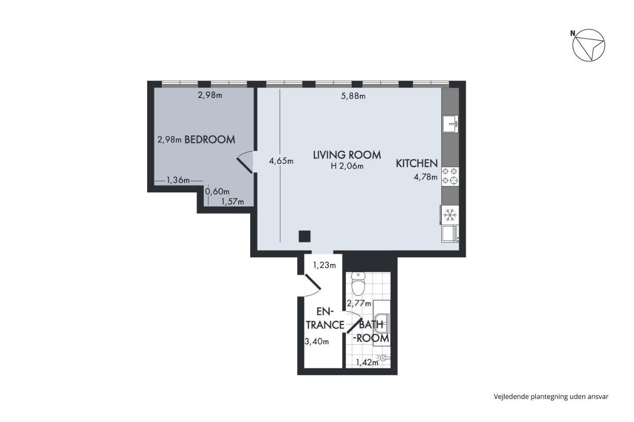Sanders Regent - Endearing One-Bedroom Apartment Near Central Square Copenhagen Exterior photo